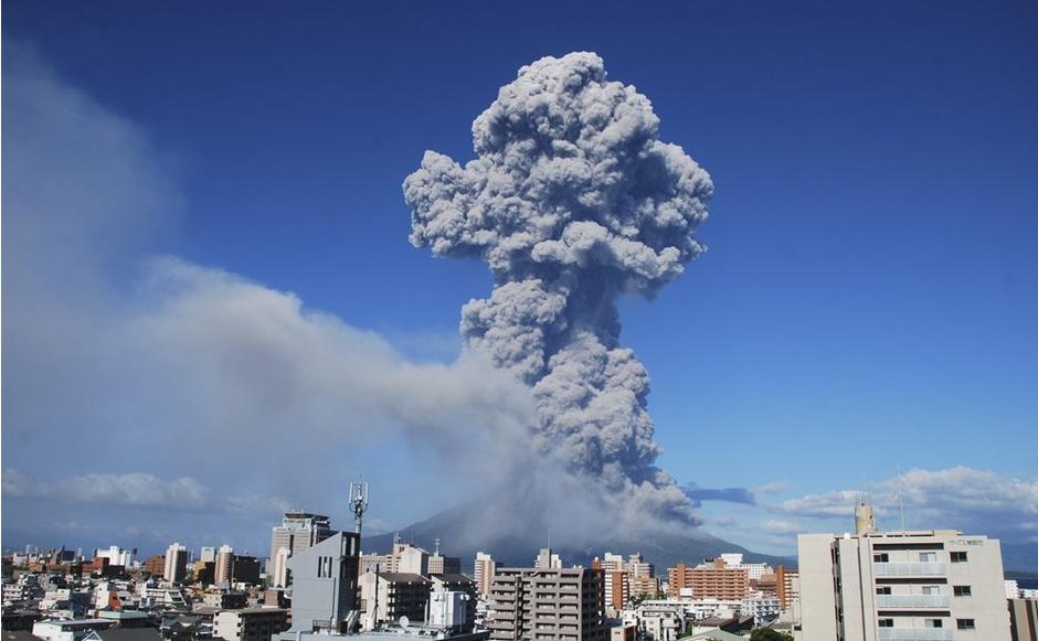 日本昭和火山爆炸式噴發(fā)